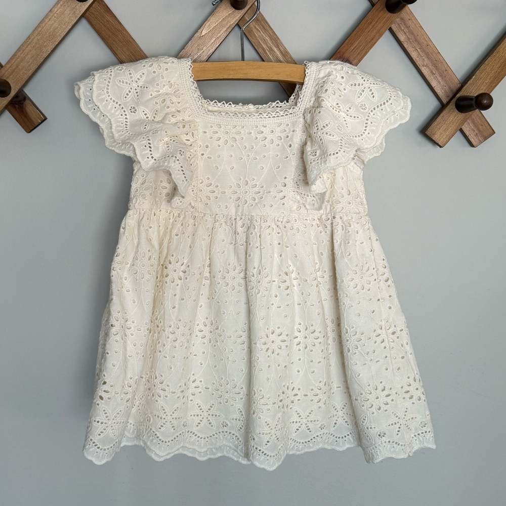 Zara Eyelet Sundress